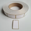 hangetiketten op rol 25x42 goudrand